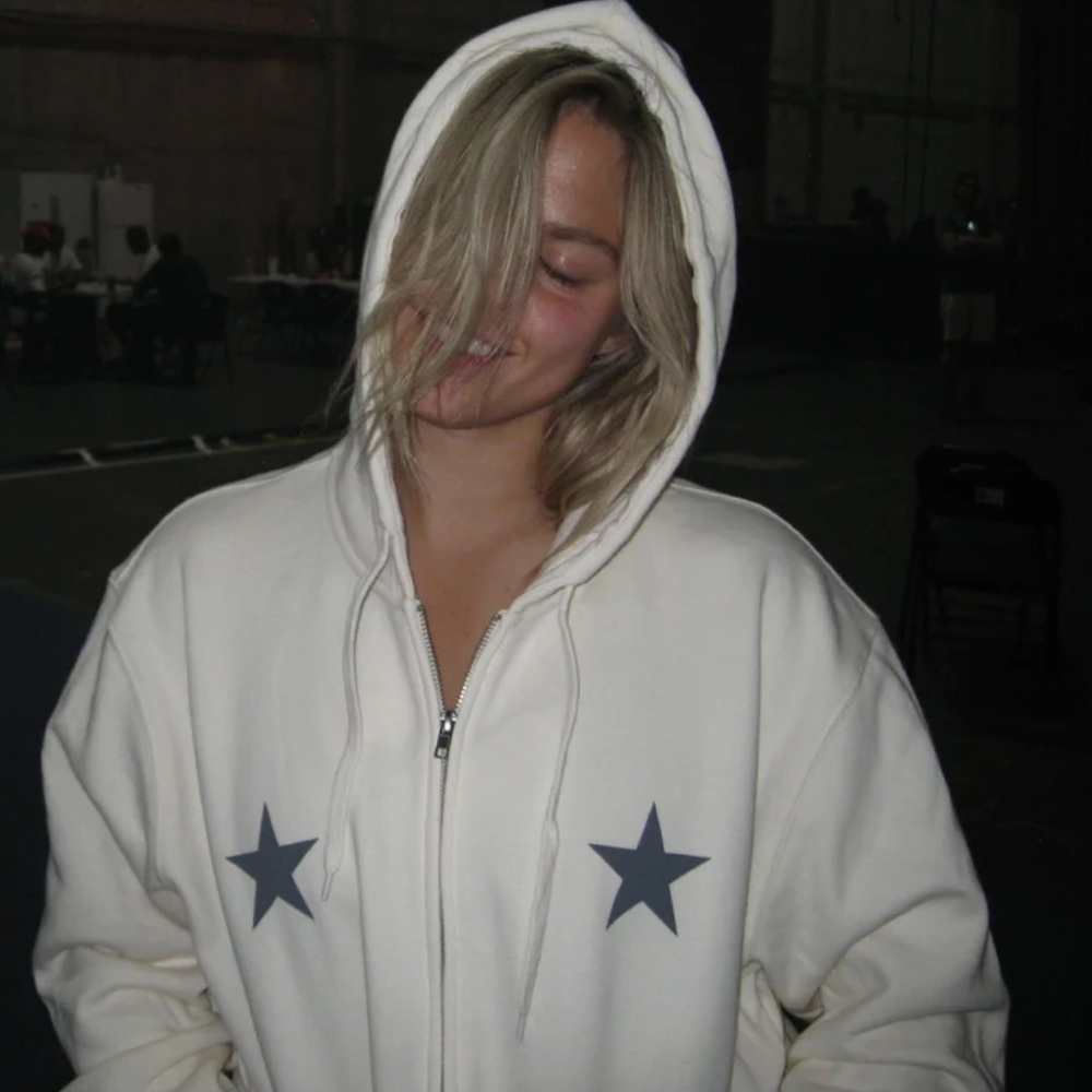Renee Rapp Bite Me Tour Date Zip-Up Hoodie